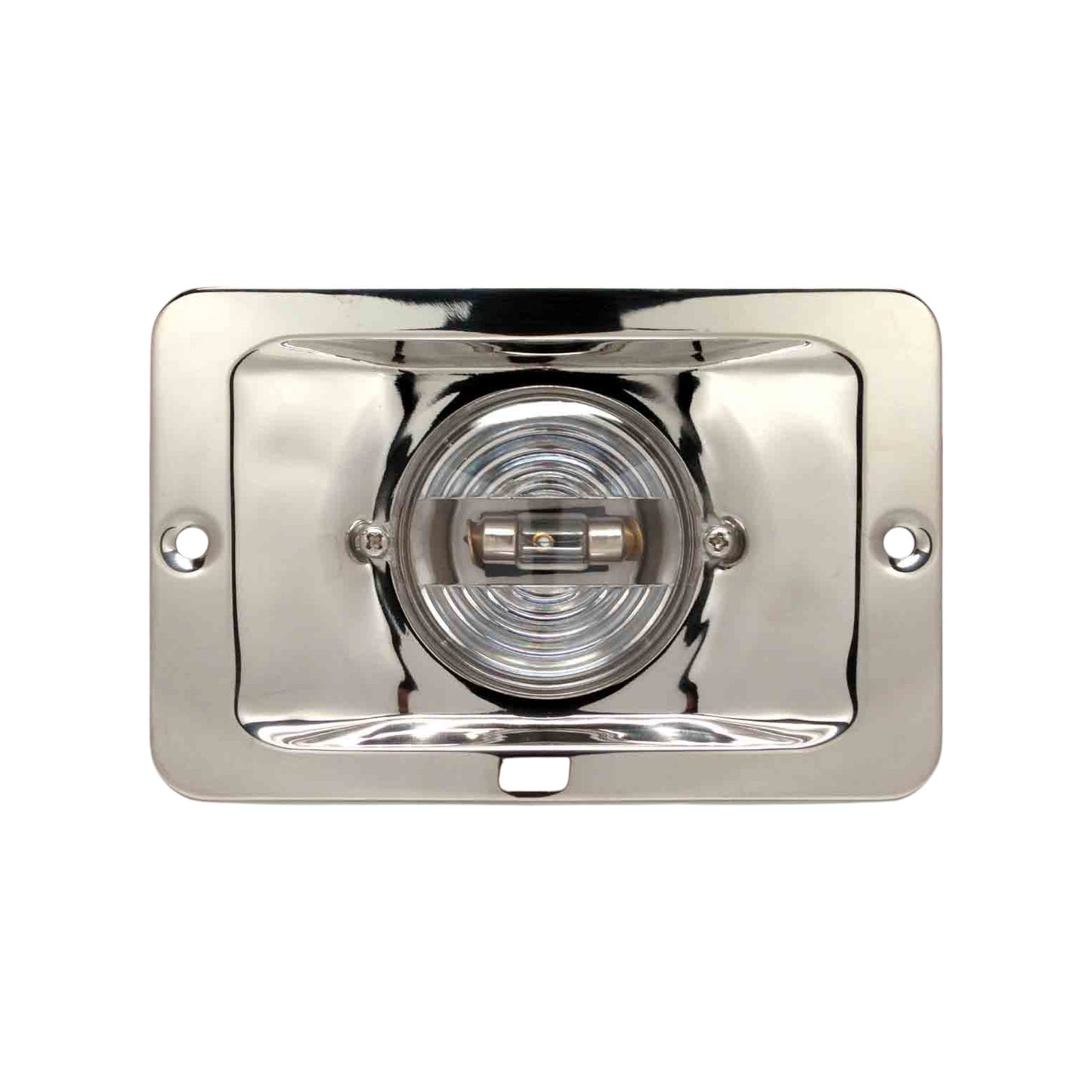 Pactrade Marine Boat Stern Light Rectangular Stainless Steel Splashproof Flush Mount