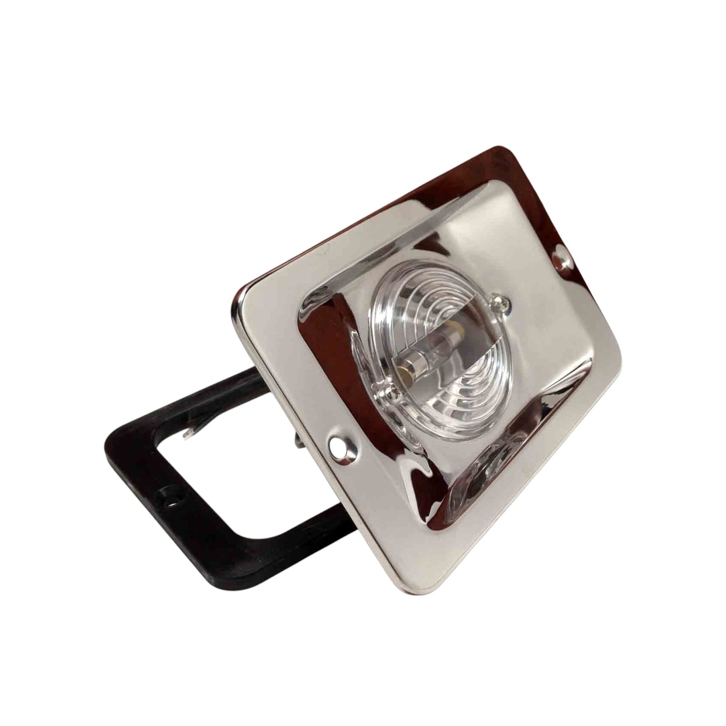 Pactrade Marine Boat Stern Light Rectangular Stainless Steel Splashproof Flush Mount