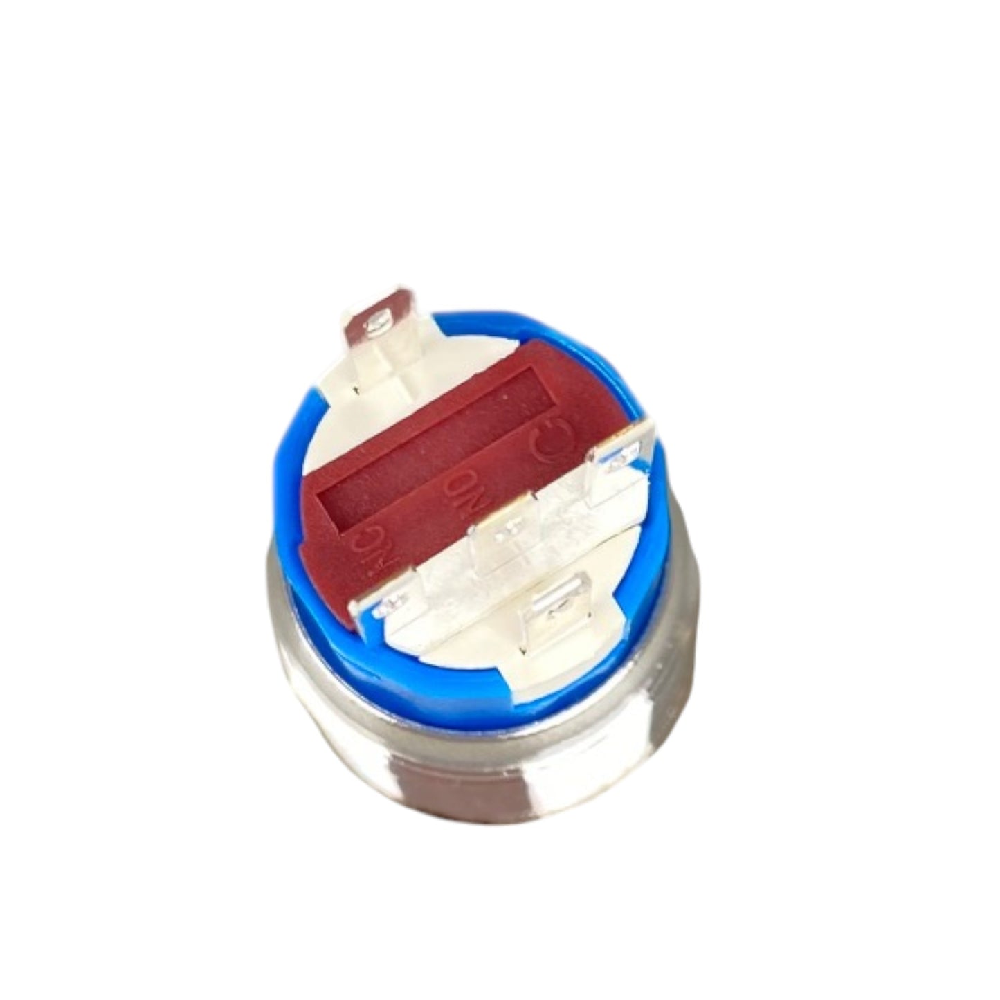 Pactrade Marine Boat SS304 Red LED 12V 5A Flush Light Auto On-Off Push Switch Ring Button