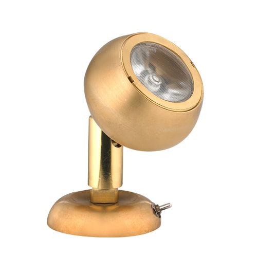 Pactrade Marine RV Trucks LED Swivel Brass Dimmable Reading Light