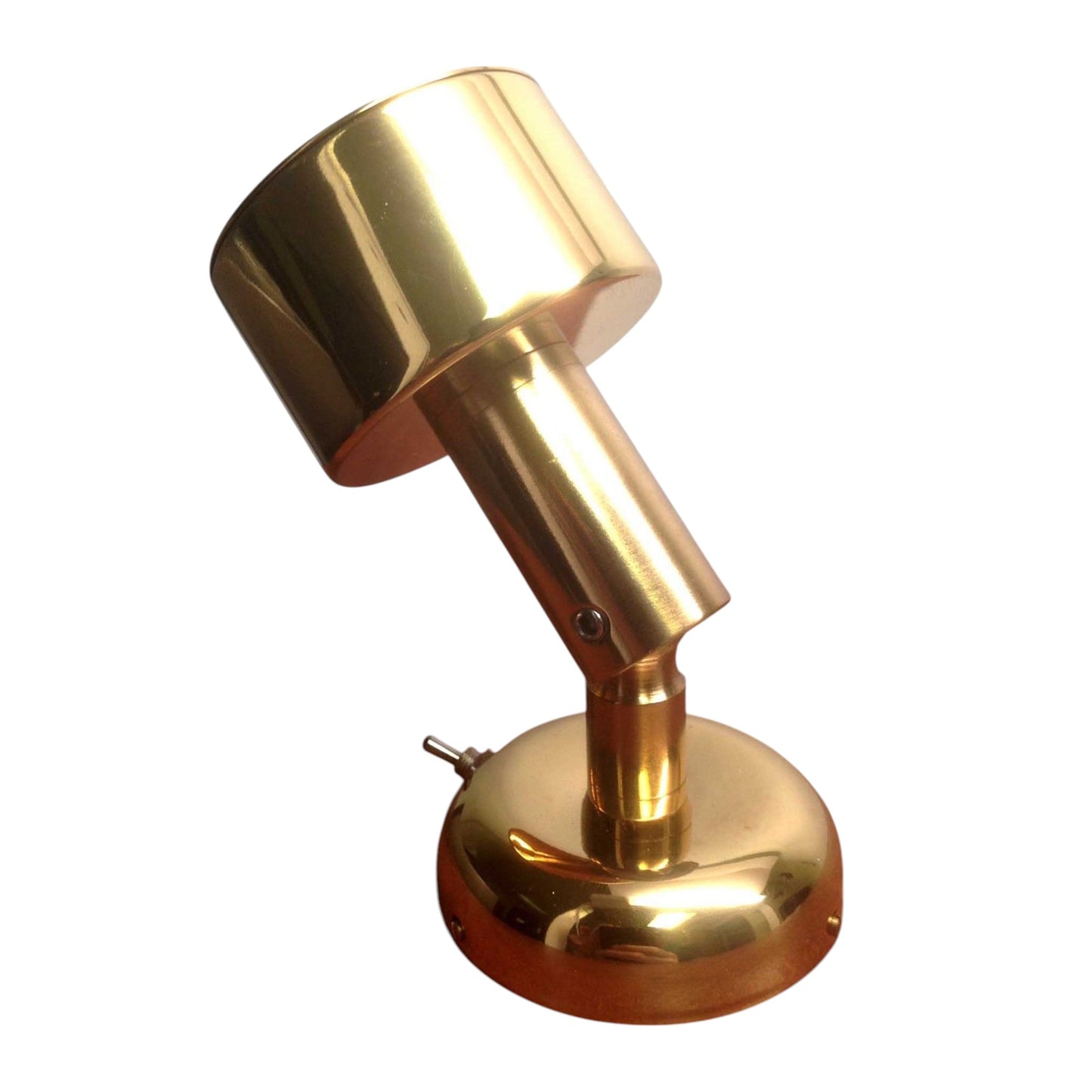 Pactrade Marine Boat LED Swivel Reading Light Polished Brass Interior 140LM