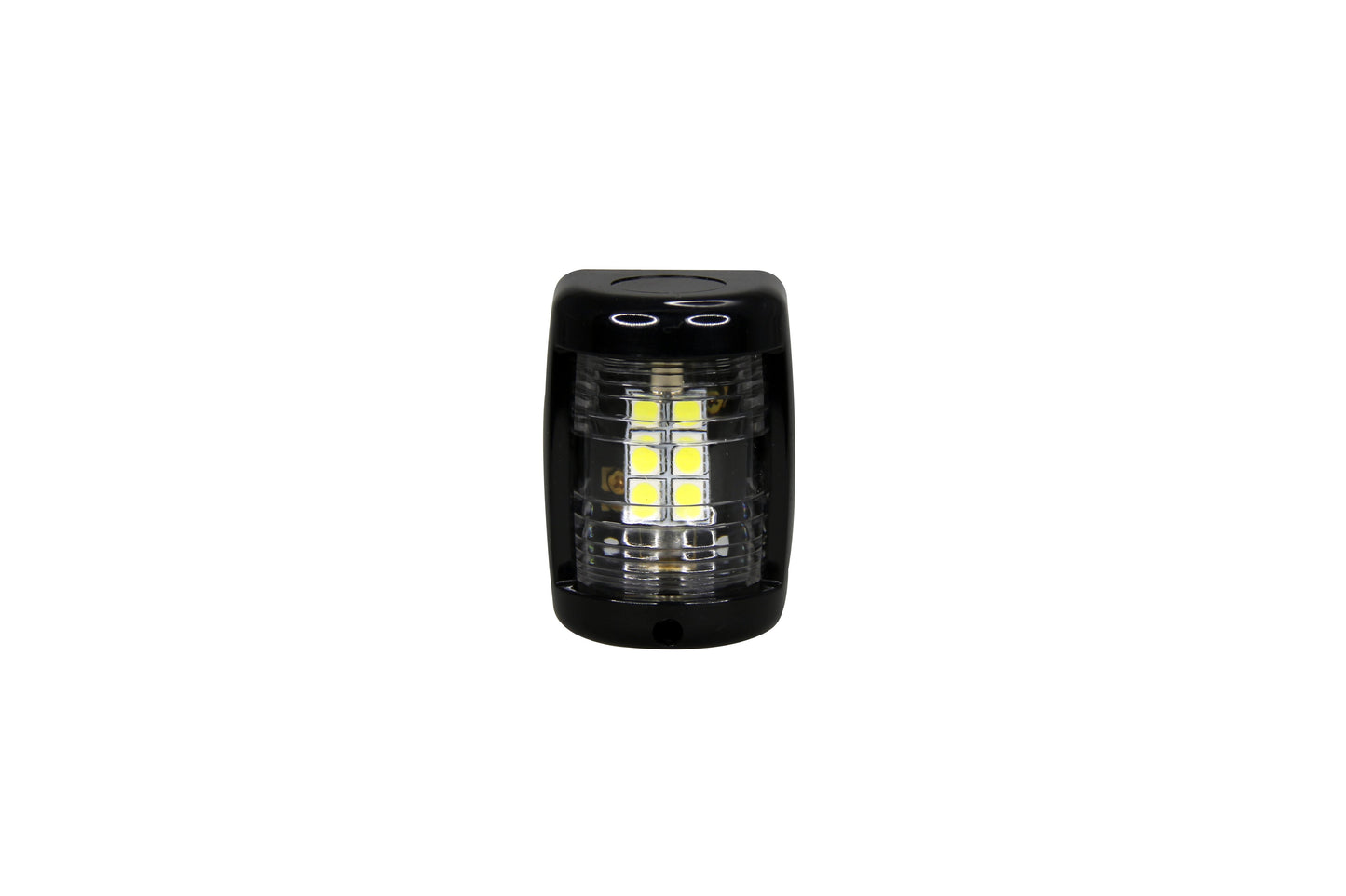 Pactrade Marine Boat Mini White Stern LED navigation Light 12v up to 2NM (Black)