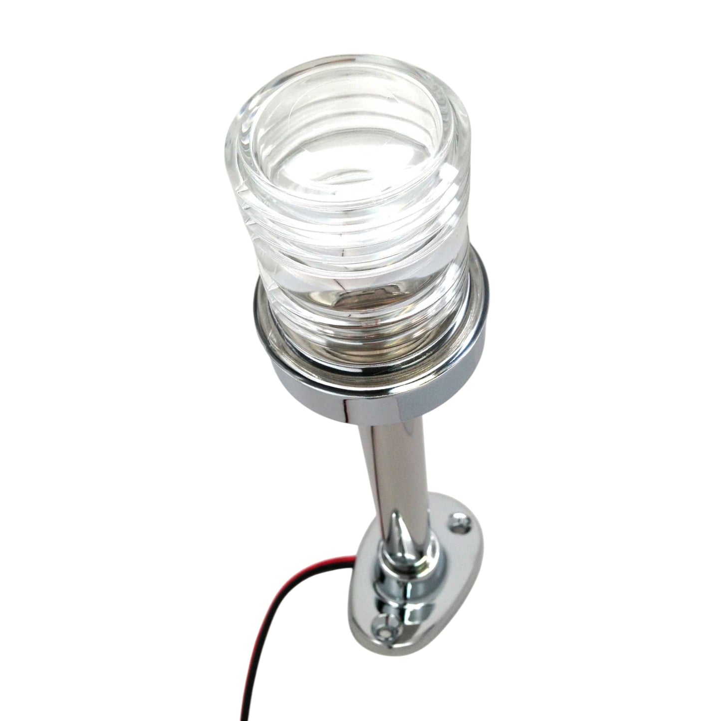 Pactrade Marine Stern Light Stainless Steel Tubing CPB Base BA15D Bulb 12VDC Splashproof