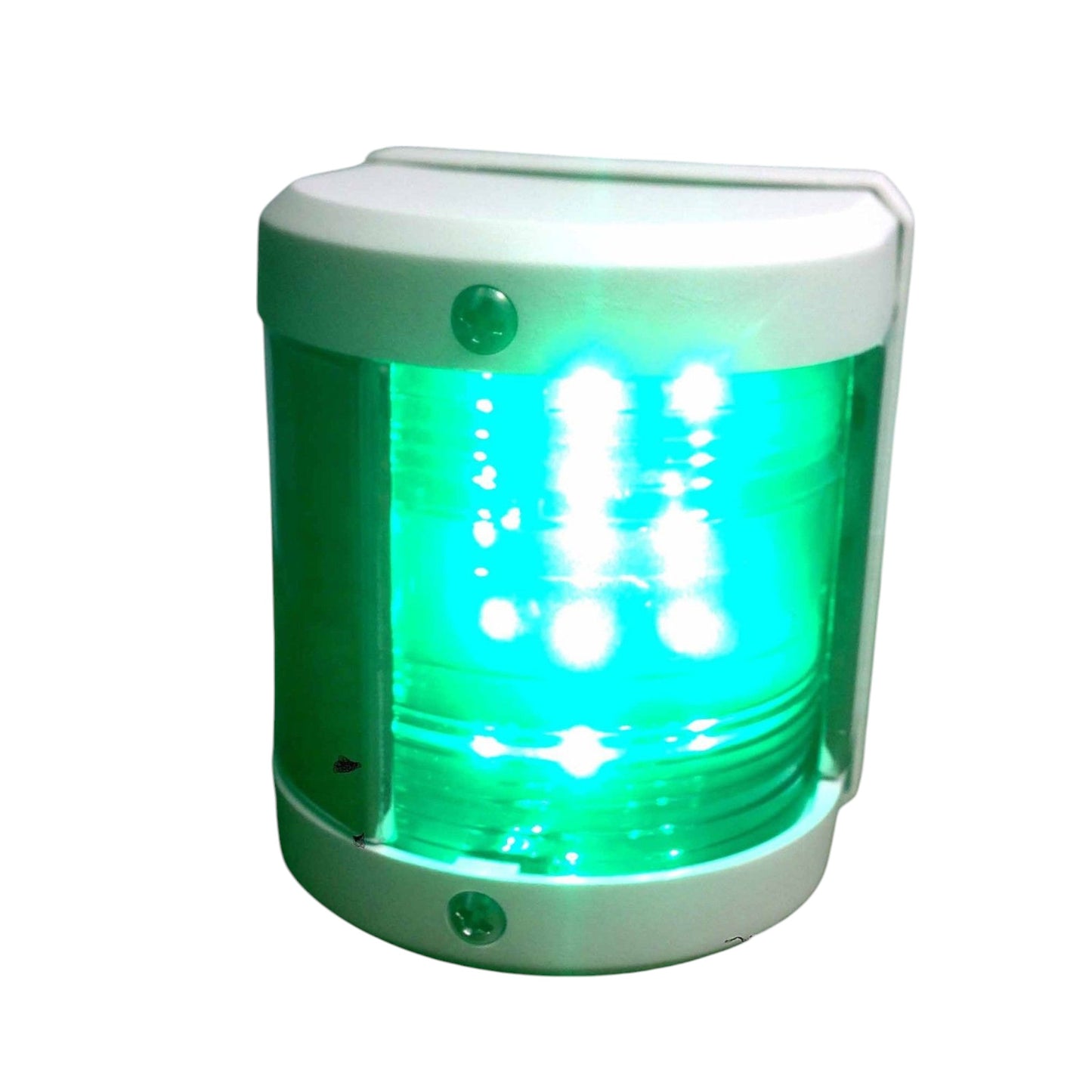 Pactrade Marine Boat Green Starboard And Red Port Side LED Navigation Light - White