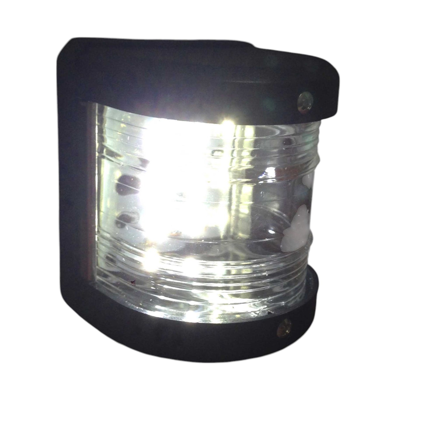 Pactrade Marine Boat Pontoon LED Navigation Light Black ABS Plastic Housing Boats Up to 12M Waterproof IP:66 Surface Mount 2NM (Masthead)