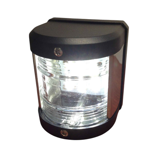 Pactrade Marine Boat Pontoon LED Navigation Light Black ABS Plastic Housing Boats Up to 12M Waterproof IP:66 Surface Mount 2NM (Stern)