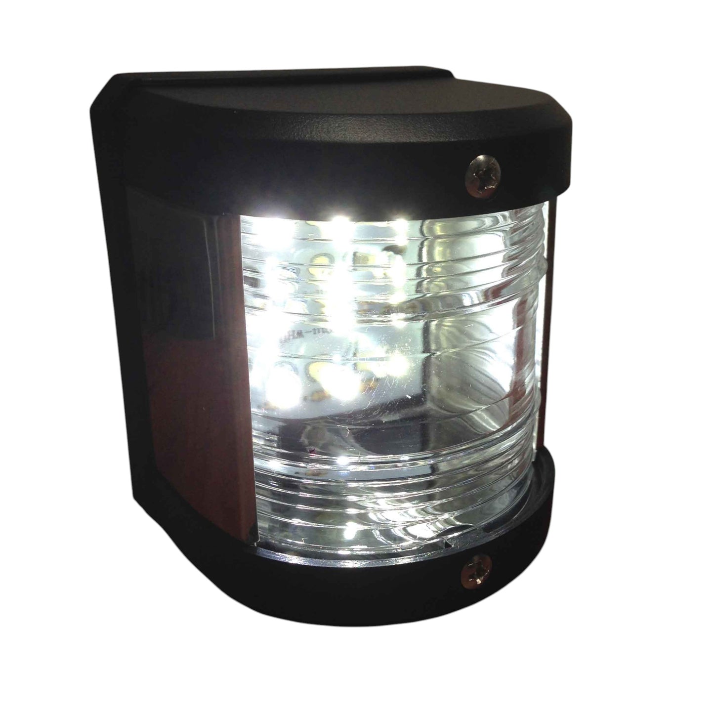 Pactrade Marine Boat Pontoon LED Navigation Light Black ABS Plastic Housing Boats Up to 12M Waterproof IP:66 Surface Mount 2NM (Stern)