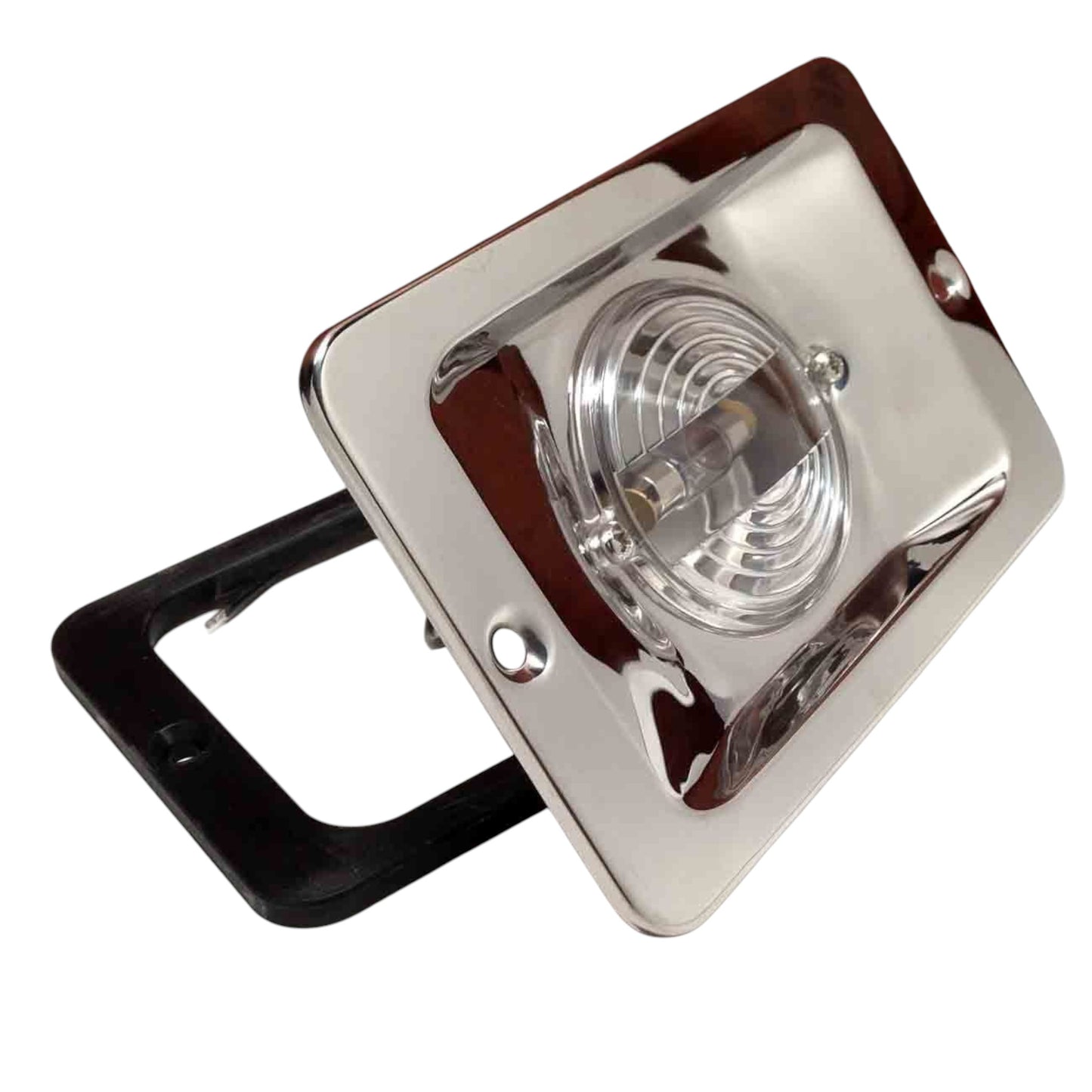 Pactrade Marine Boat Stern Light Rectangular Stainless Steel Splashproof Flush Mount