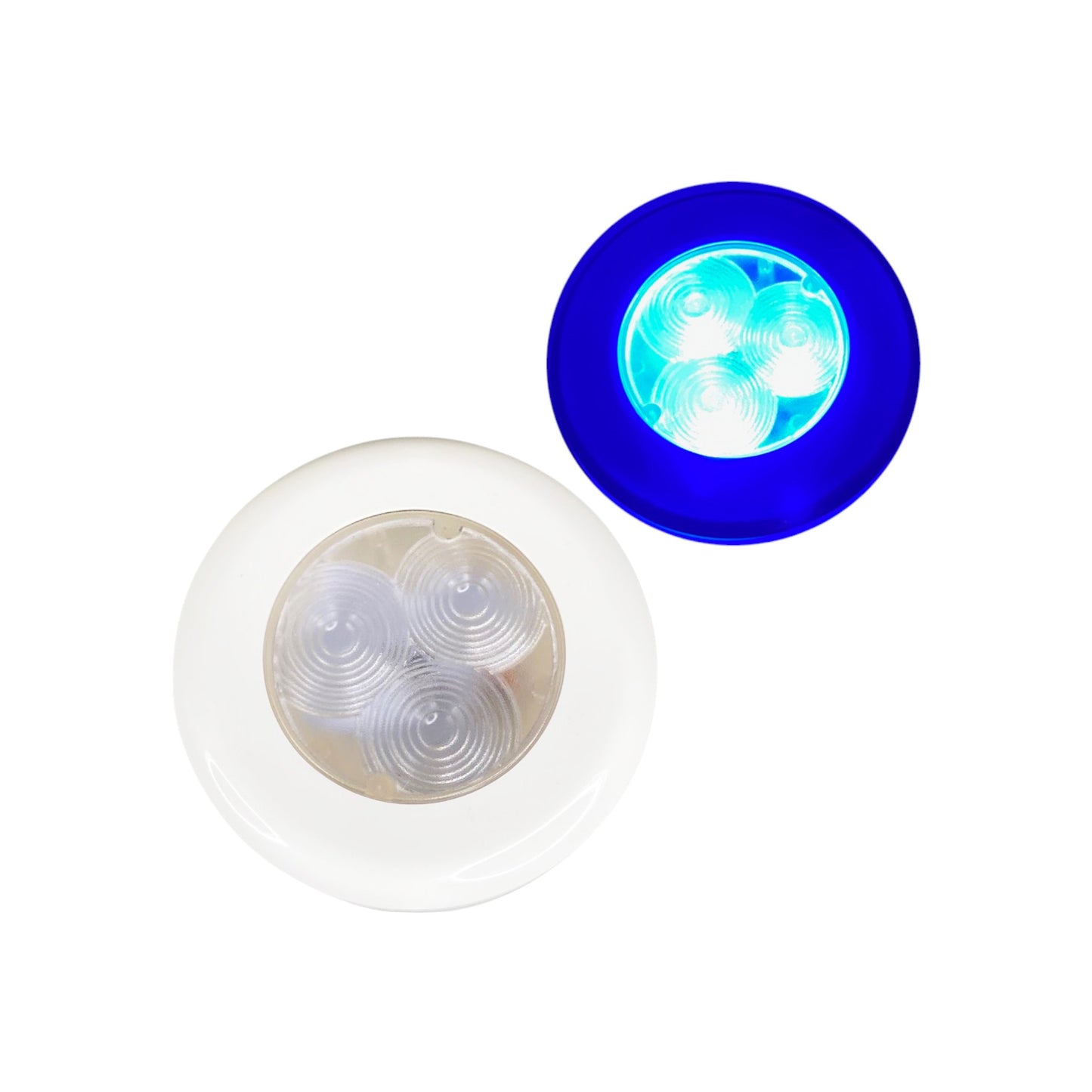 Pactrade Marine Boat LED 3 Blue Colored Round Courtesy Light ODM