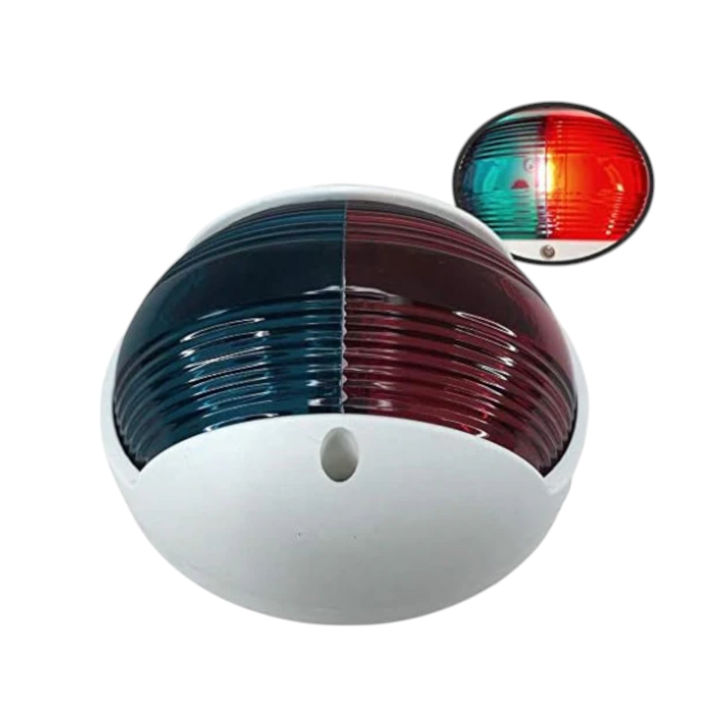 Pactrade Marine Vertical Mount PC Red Green Combo Navigation Light 2NM Festoon