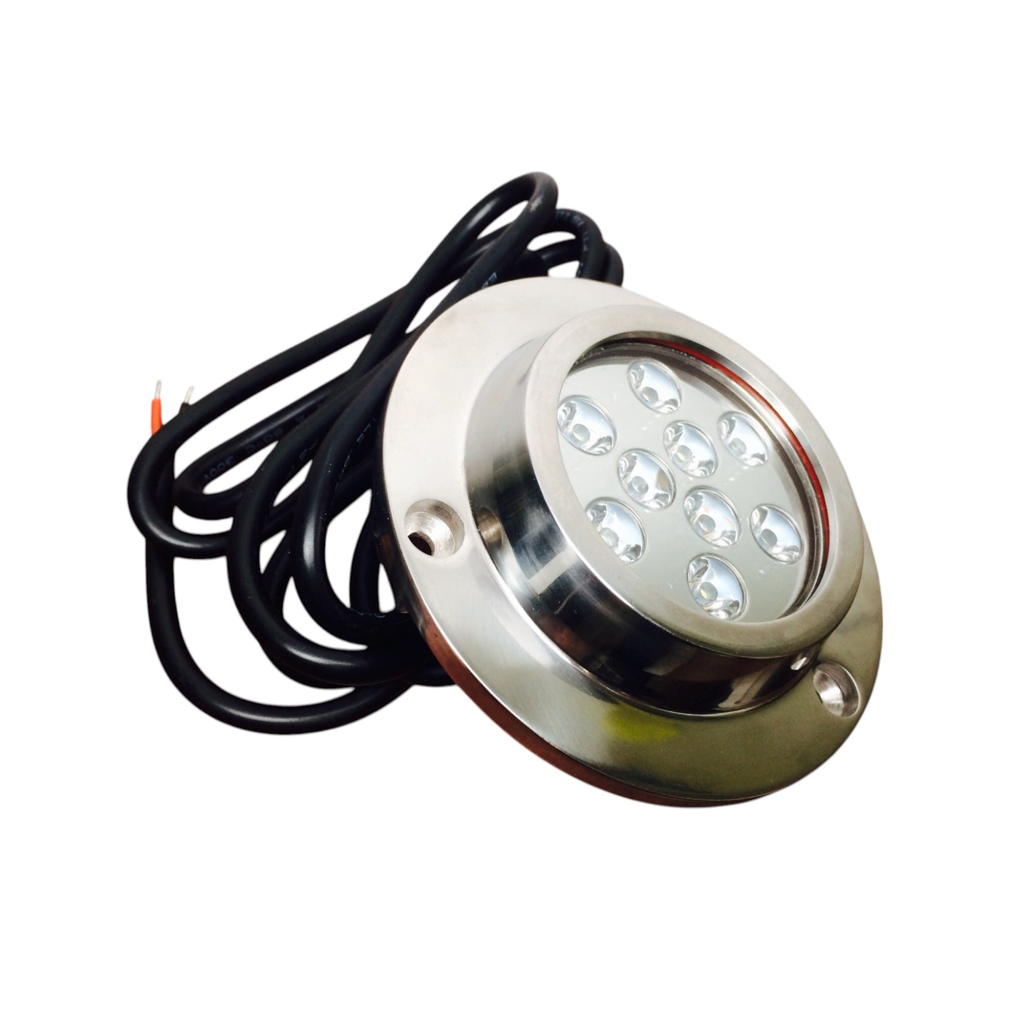 Pactrade Marine Super Bright S.S.316 Marine White Underwater Light Boat 9 LED X 3W Fishing