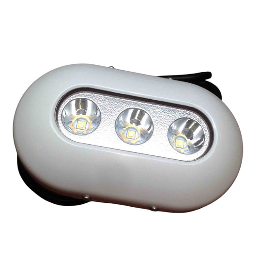 Pactrade Marine Ultra Bright Cool White LED Marine Polymer Underwater Light Surface Mount