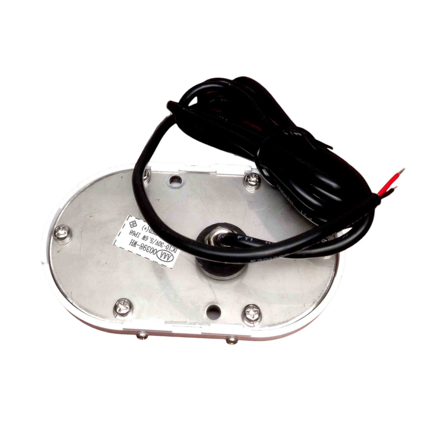 Pactrade Marine Super Bright Polymer Oval Marine White Underwater Light Boat 3 LED 6W Fishing