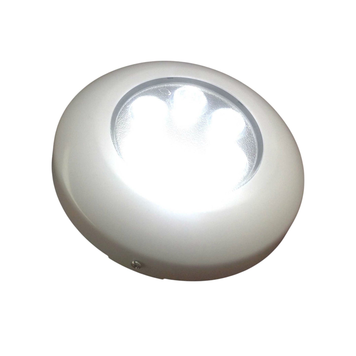 Pactrade Marine Super Bright Round Polymer Marine White Underwater Light Boat 6 LED 12W Fishing