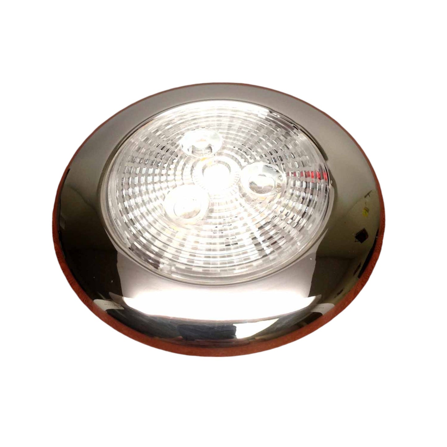 Pactrade Marine Boat Bright Slim LED Ceiling Light SS304 PC Lens Warm White Interior