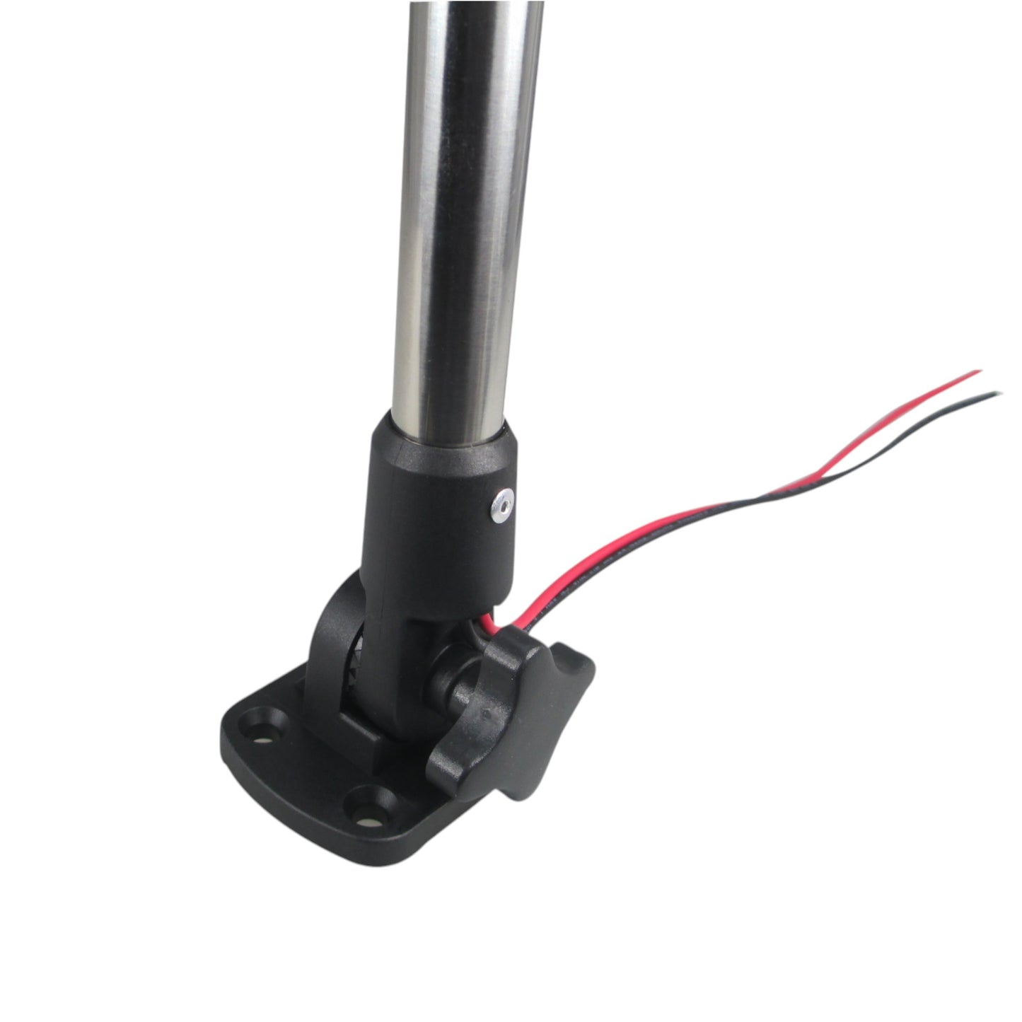 Pactrade Marine Boat LED Anchor All Round Light SS Pole Fold Down 25''L 12V 2NM USCG A16 Certified