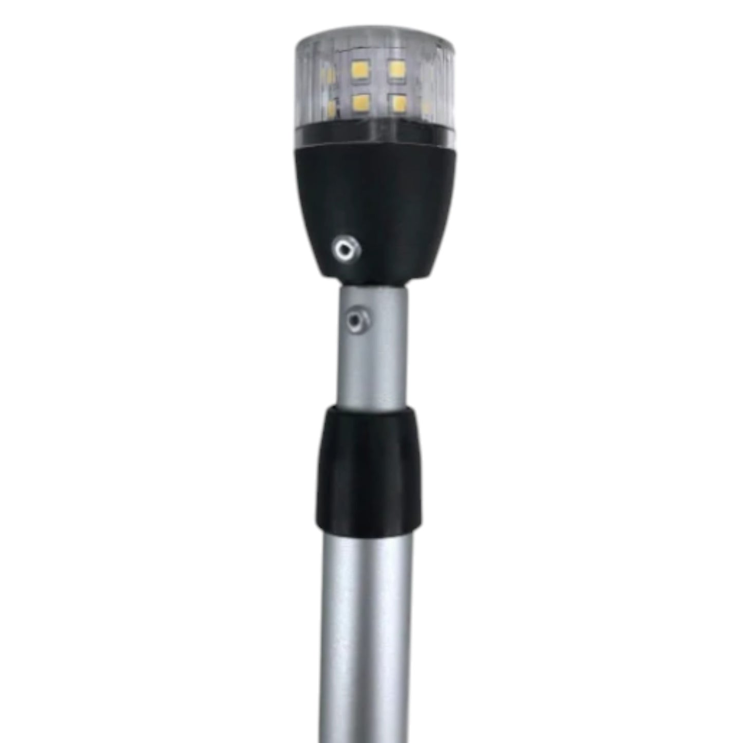 Pactrade Marine LED 28-43" All-Round Long White Stern Light Plugin Aluminum Pole Telescopic