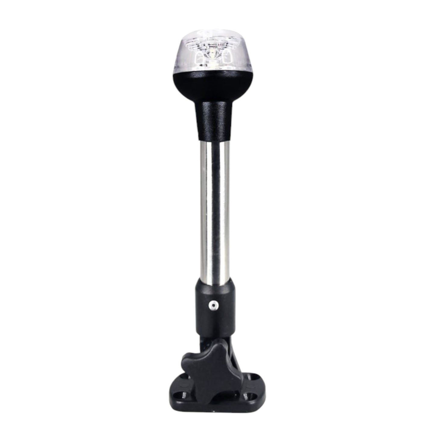 Pactrade Marine Adjustable Folding All Round Pole LED Light 9.5"H Navigation Stainless St