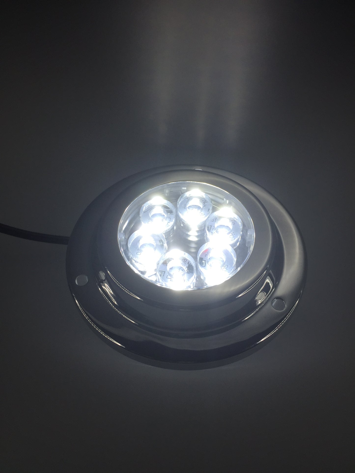 Pactrade Marine Boat SS316 LED White 6 x 2 W Underwater Light 10-30V IP 68