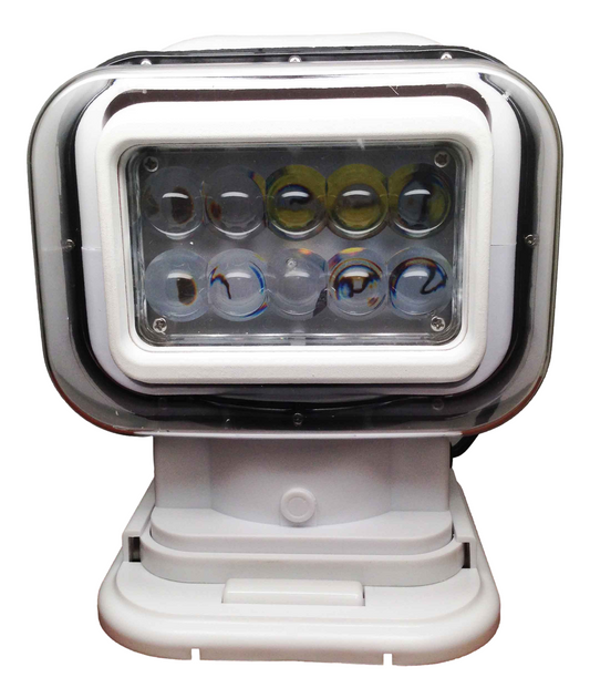 MARINE BOAT PORTABLE WIRELESS REMOTE HIGH POWER LED WORK SPOT LIGHT IP65