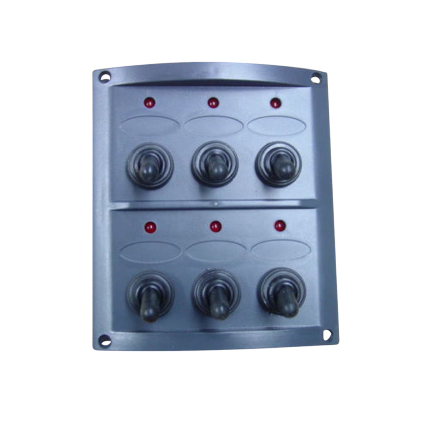 Pactrade Marine Boat 6 Gang Splashproof Switch Panel with Light Indicator