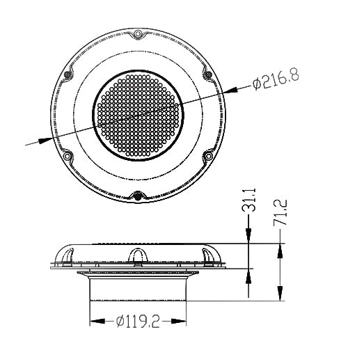 MARINE BOAT SOLAR POWERED STAINLESS STEEL VENTILATOR II