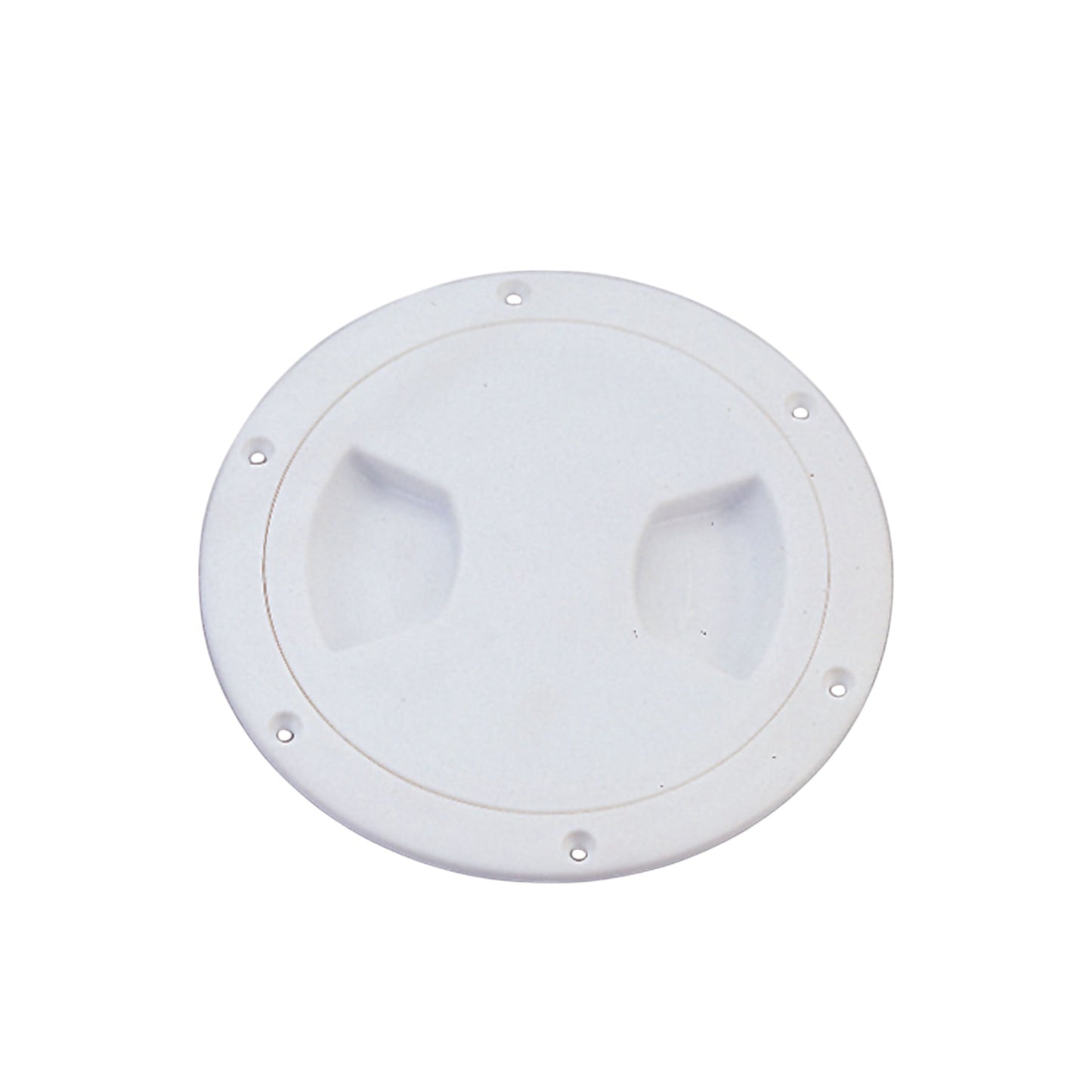 Pactrade Marine Boat White Plastic Deck Plate 5"D Waterproof Inspection Bayonet Type