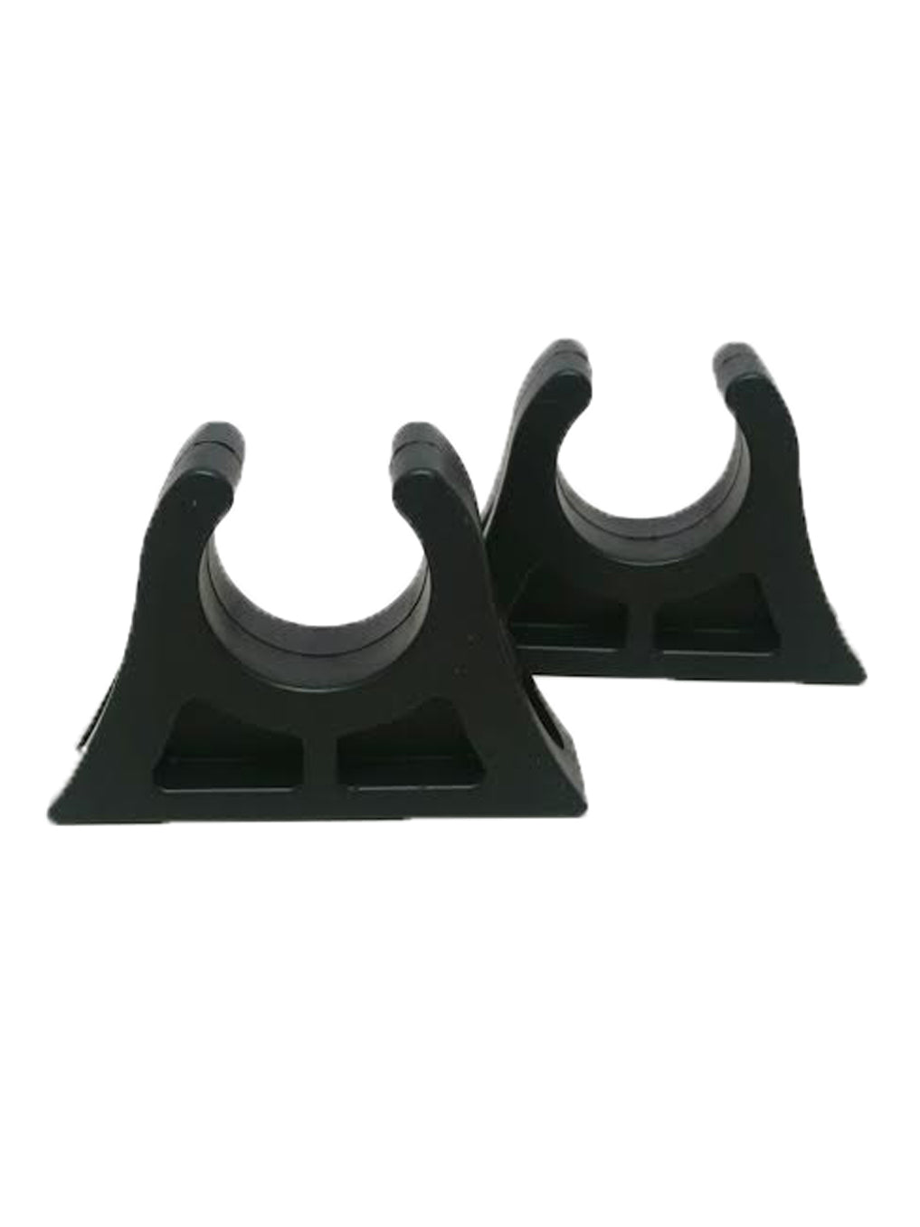 Pactrade Marine Boat Canoe Kayak Pair of Black Paddle Clips 1 1/8" Diameter