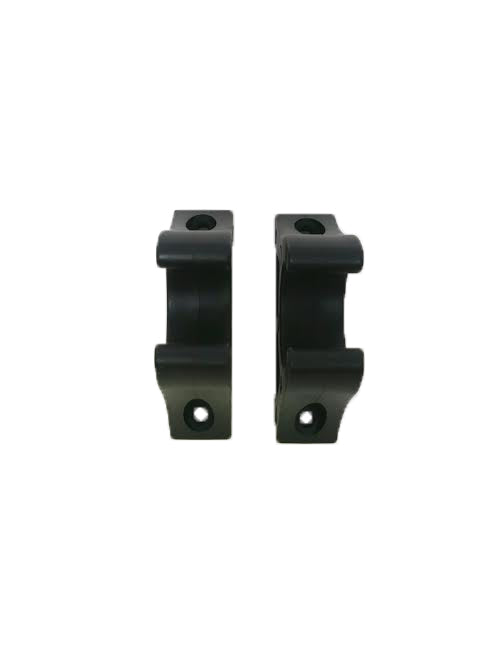 Pactrade Marine Boat Canoe Kayak Pair of Black Paddle Clips 1 1/8" Diameter