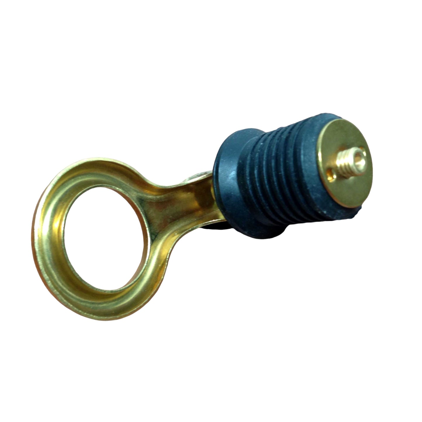 Pactrade Marine Boat Brass Flip Top Drain Plug 1" Diameter Snap Handle Neoprene Seal