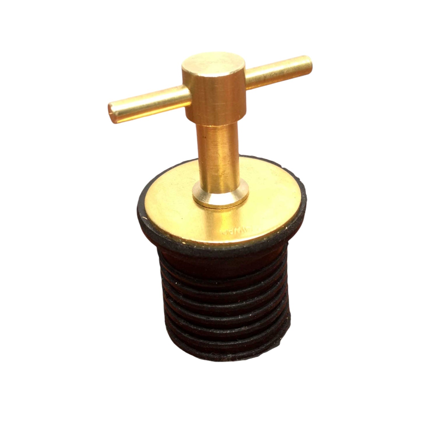 Pactrade Marine Boat Brass Twist Top Drain Plug 1" Diameter Hull Livewell Use