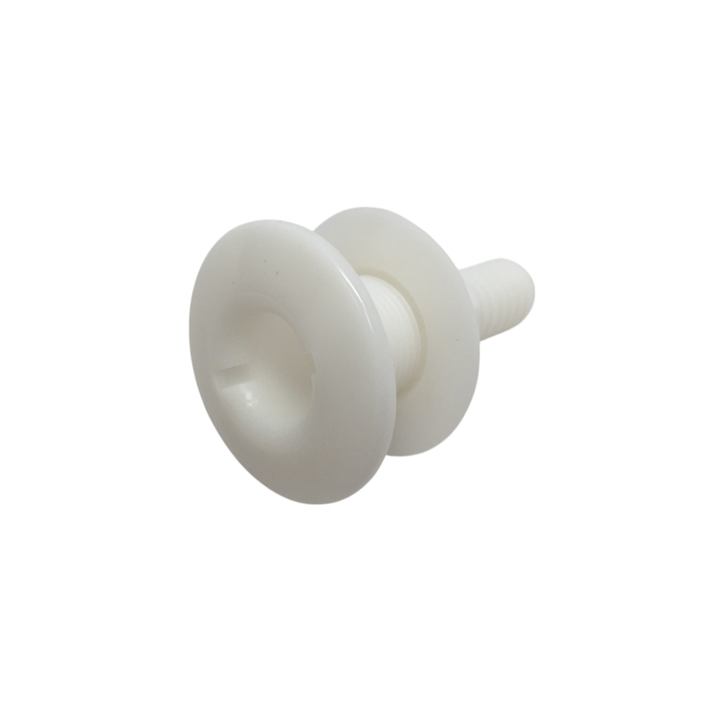 Pactrade Marine Boat White Plastic Thru-Hull Fittings Small Size For 0.75" Pipe 3" Height