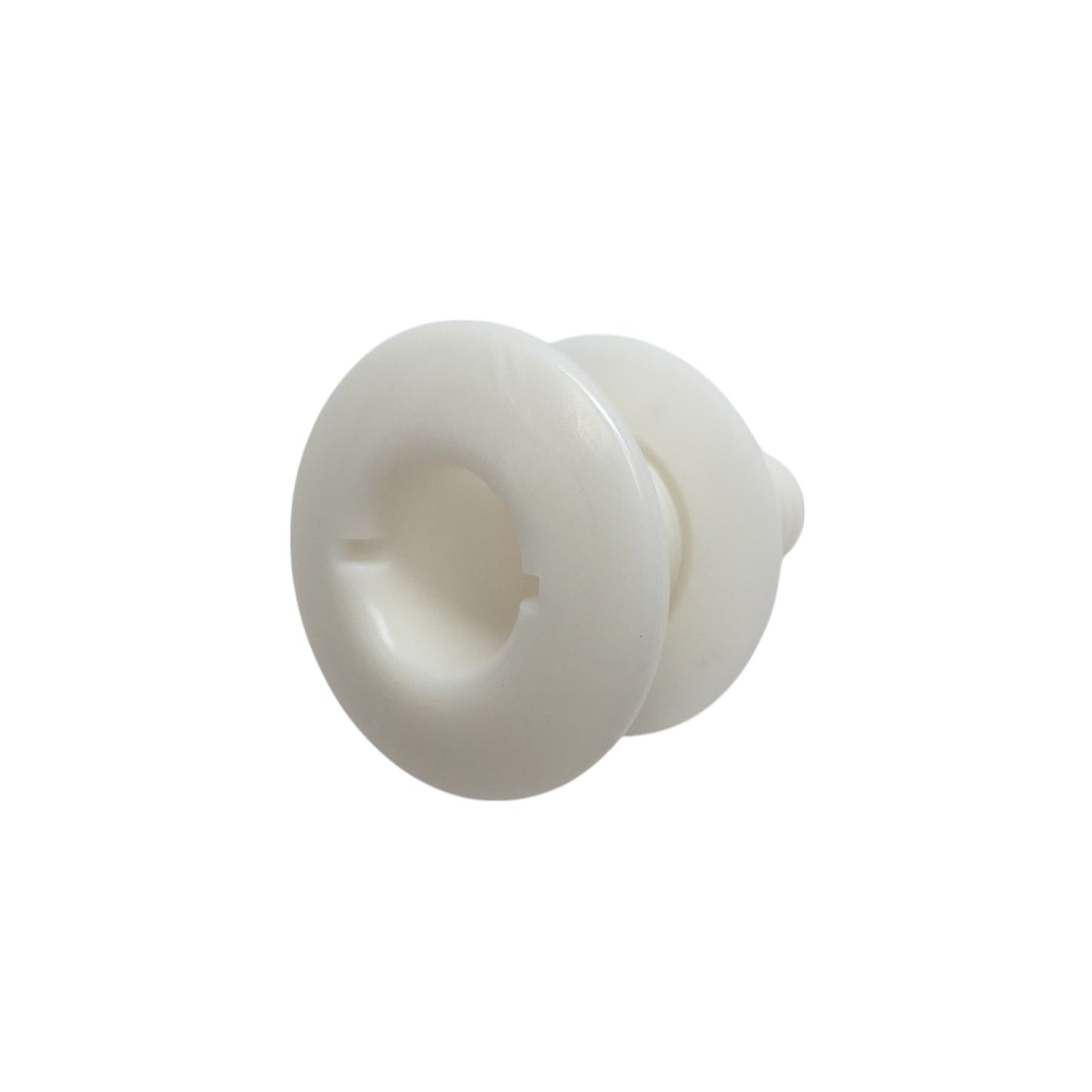 Pactrade Marine Boat White Plastic Thru-Hull Fittings Medium Size For 1" Pipe 3.5" Height