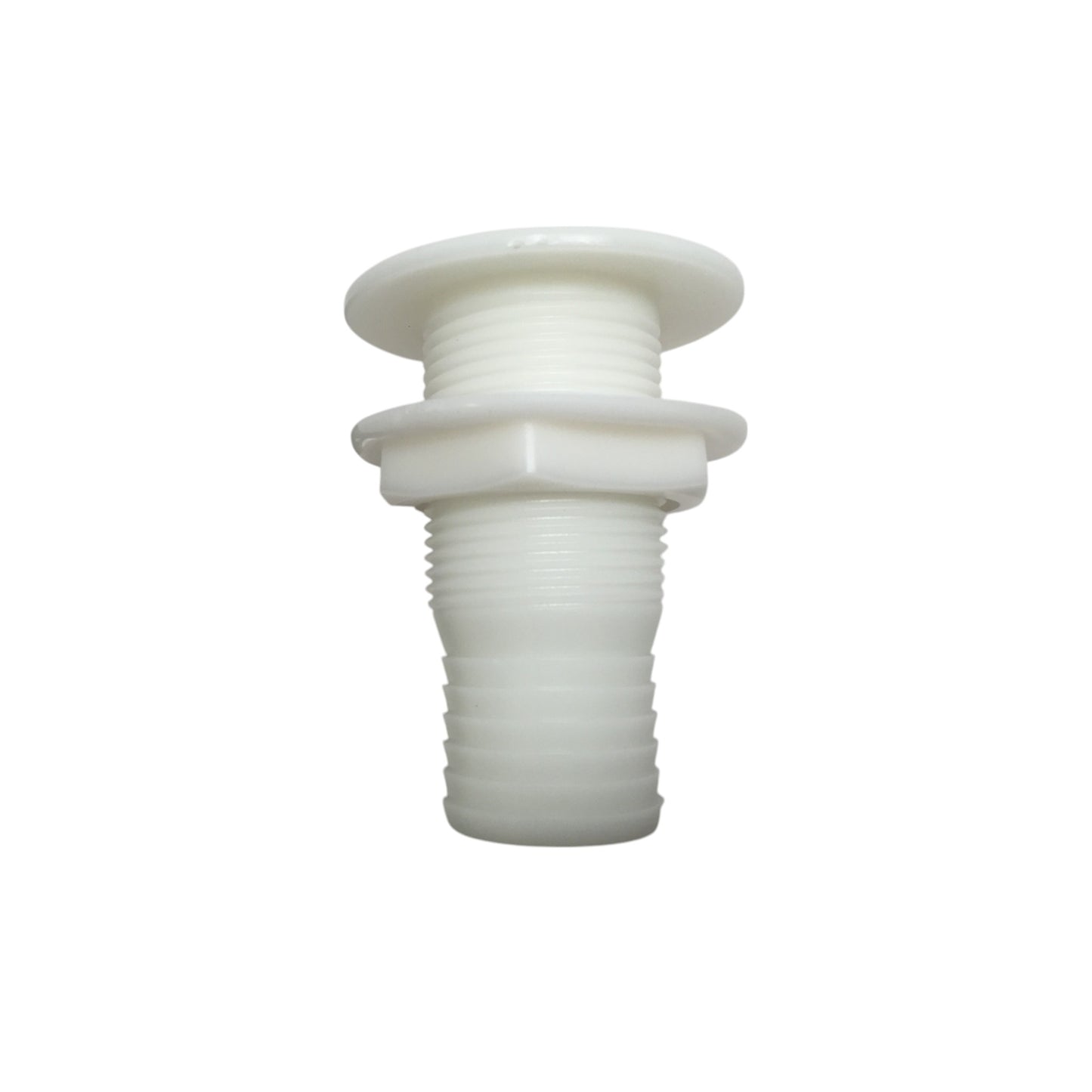 Pactrade Marine Boat White Plastic Thru-Hull Fittings Large Size For 1.5" Pipe 4" Height