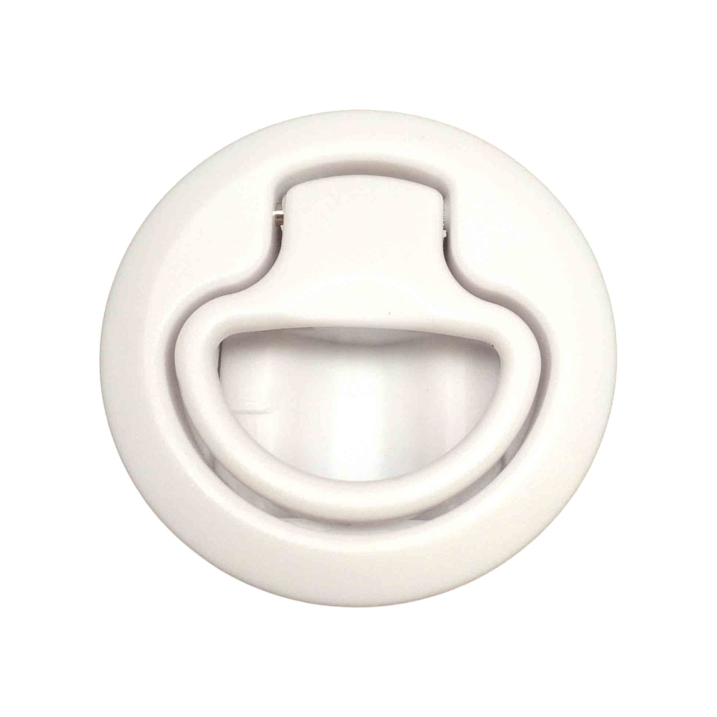 Pactrade Marine Boat White Plastic Flush Pull Slam Latch Hatch Lift 2 3/8"D