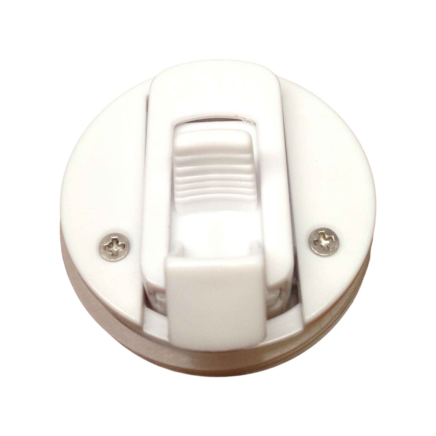 Pactrade Marine Boat White Plastic Flush Pull Slam Latch Hatch Lift 2 3/8"D