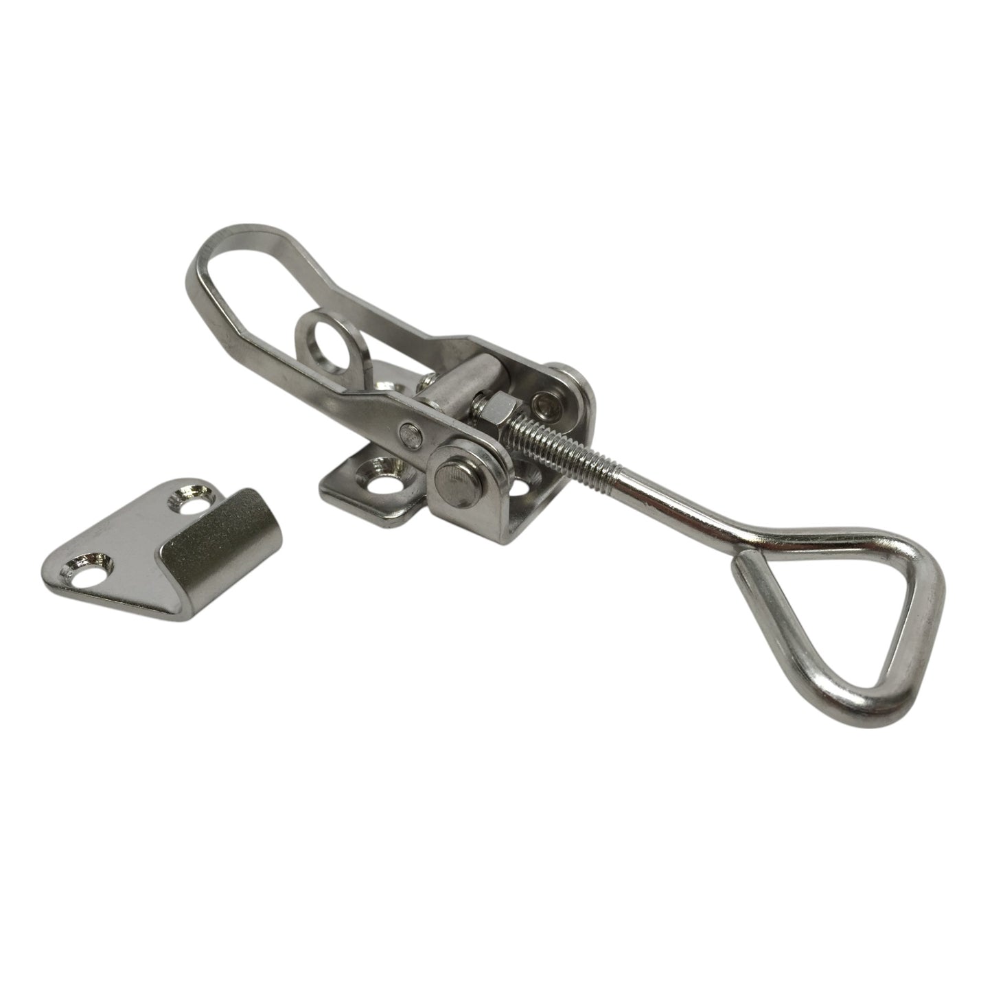 Pactrade Marine Boat Large Stainless Steel 304 Hatch Fastener 4.9"(L)X1.5"(W) Security Eye