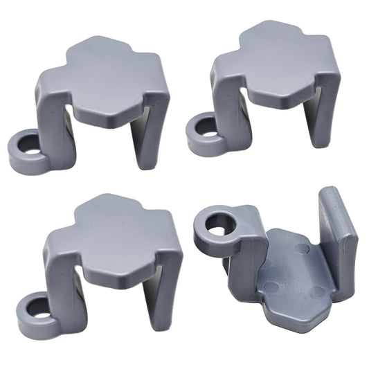 Pactrade Marine Adjuster Boat Fender Clips for Pontoon Rail Fenders - Multipack Options (4, 8, 12, 16 Clips) for 1-Inch Square Tube Railing - Secure, Easy-Install, Scratch-Free Boat Bumper Holders