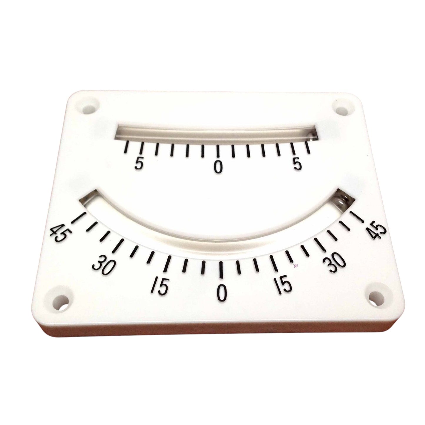 Pactrade Marine Boat Two Scales Ranges Clinometer Plastic Surface Mount