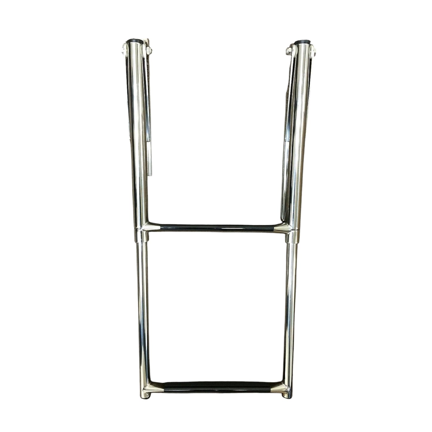 Pactrade Marine Boat Stainless Steel 2 Steps Telescopic Ladder & Sliding Under Platform