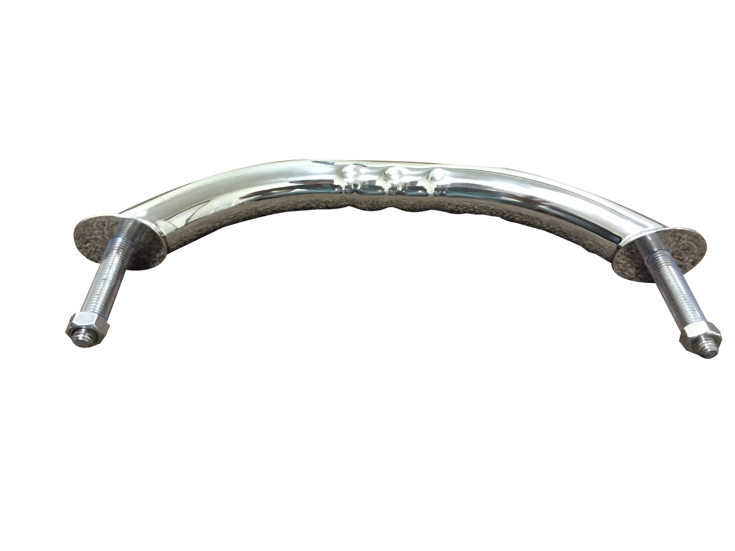 STAINLESS STEEL MARINE BOAT HANDRAIL 8-5/8 INCHES WITH WAVE CURVE