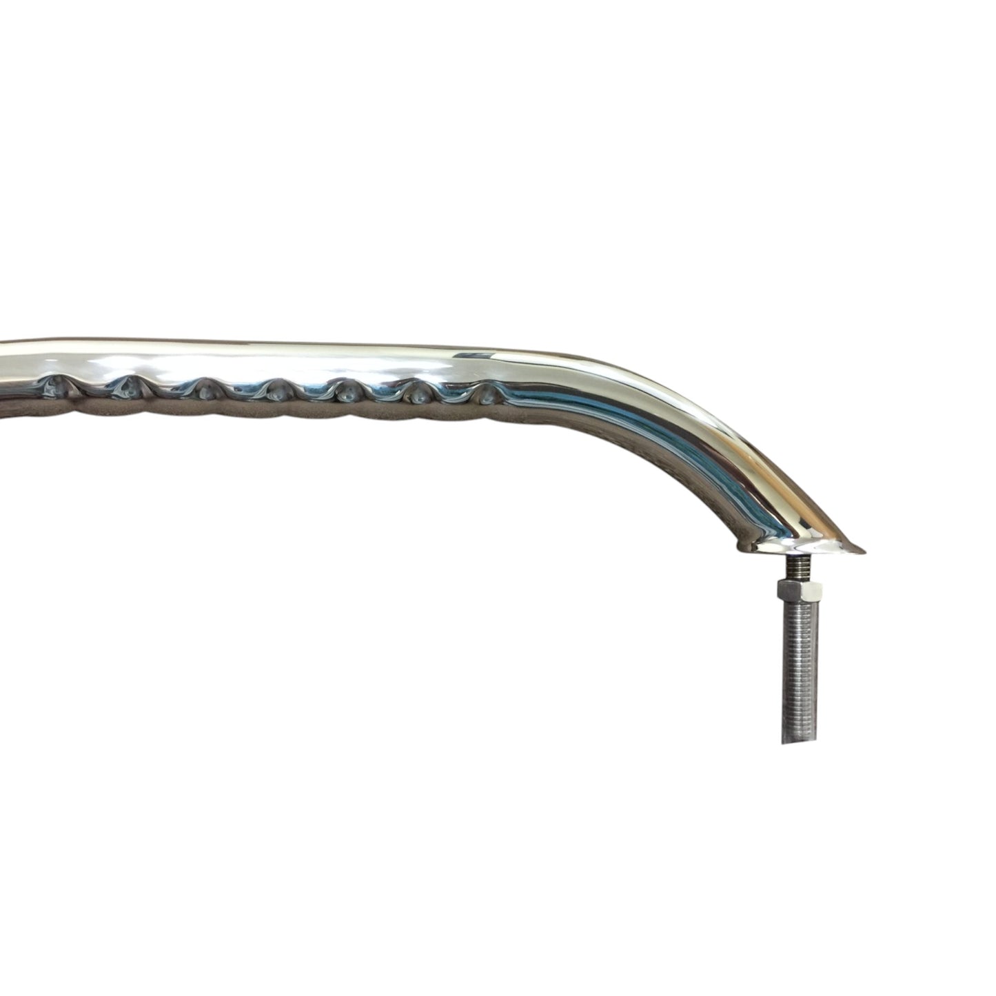 Pactrade Marine Boat Stainless Steel Handrail 12 Inches With Wave Curve