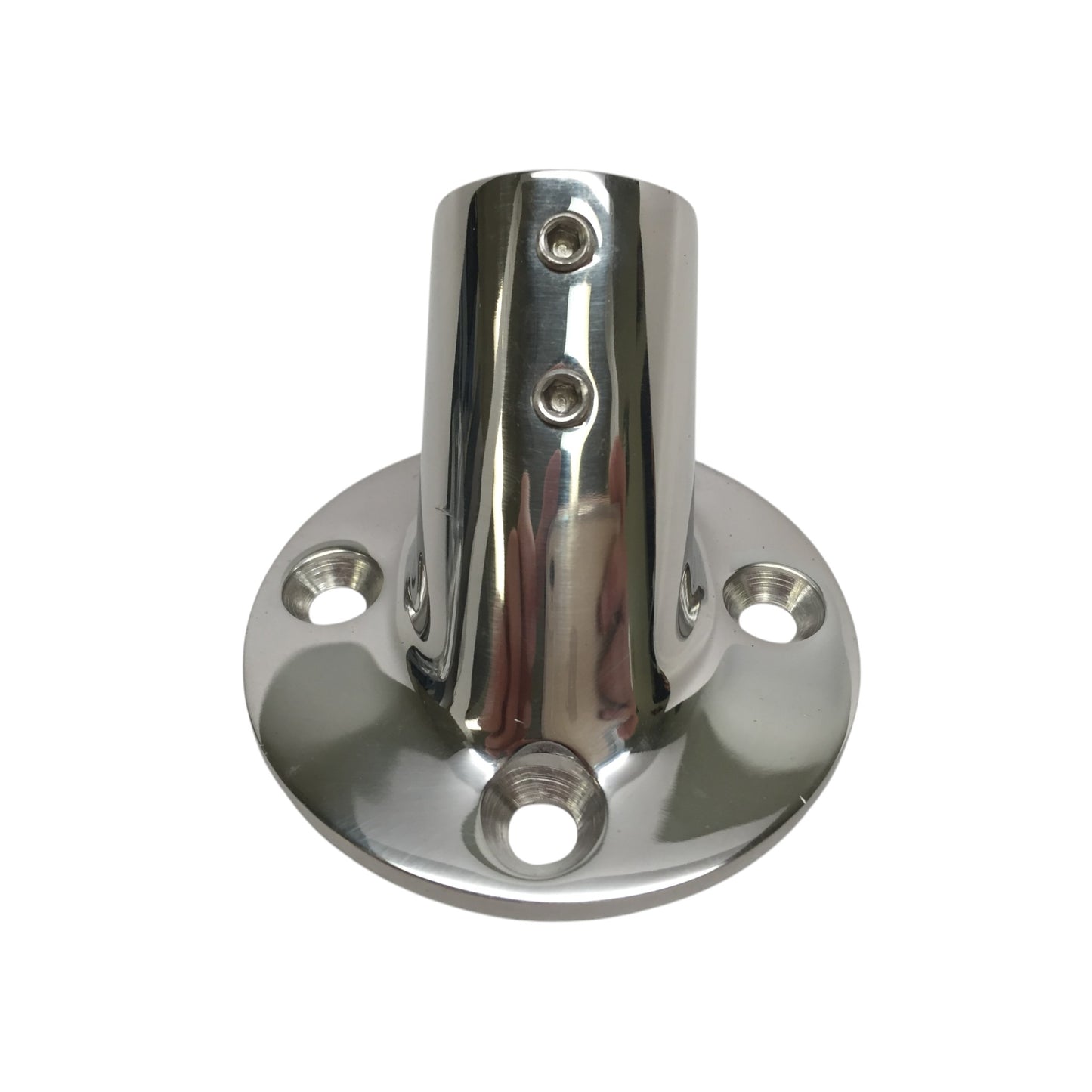 Pactrade Marine Boat Durable Solid SS 316 Handrail Fitting Round Base 45 Deg 1" 25.4MM