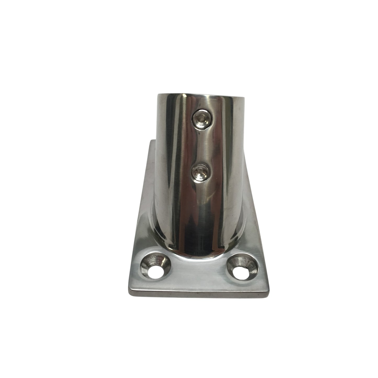 Pactrade Marine Boat Durable SS 316 Handrail Fitting Rectangular Base 60 Deg 7/8" 22.2MM