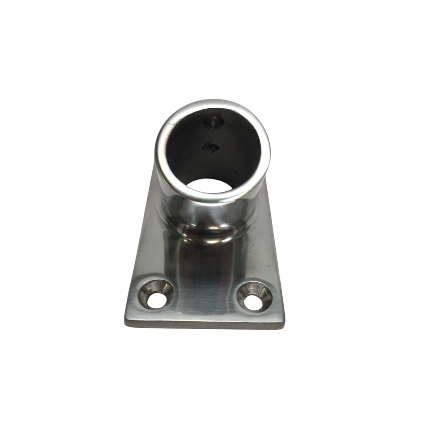 Pactrade Marine Boat Durable SS 316 Handrail Fitting Rectangular Base 60 Deg 7/8" 22.2MM