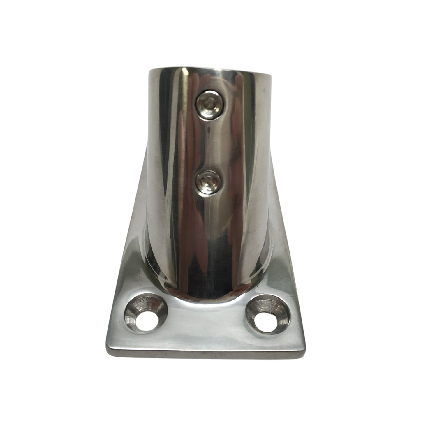 Pactrade Marine Boat Durable SS 316 Handrail Fitting Rectangular Base 60 Deg 1" 25.4MM