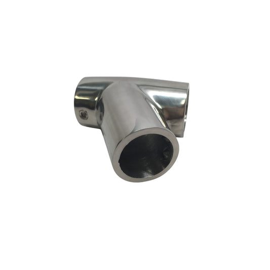 Pactrade Marine Boat Durable Handrail Fitting SS316 Tee Form 60 Deg Universal 7/8" 22.2MM