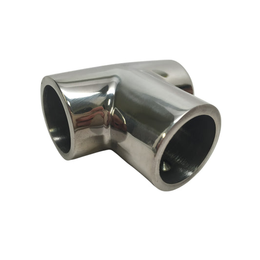 Pactrade Marine Boat Durable Solid Handrail Fitting SS316 Tee Form 90 Deg 1" 25.4MM