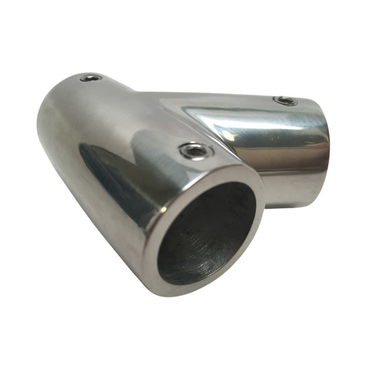 Pactrade Marine Boat Durable Handrail Fitting SS316 Tee Form 60 Deg Left Hand 1" 25.4MM