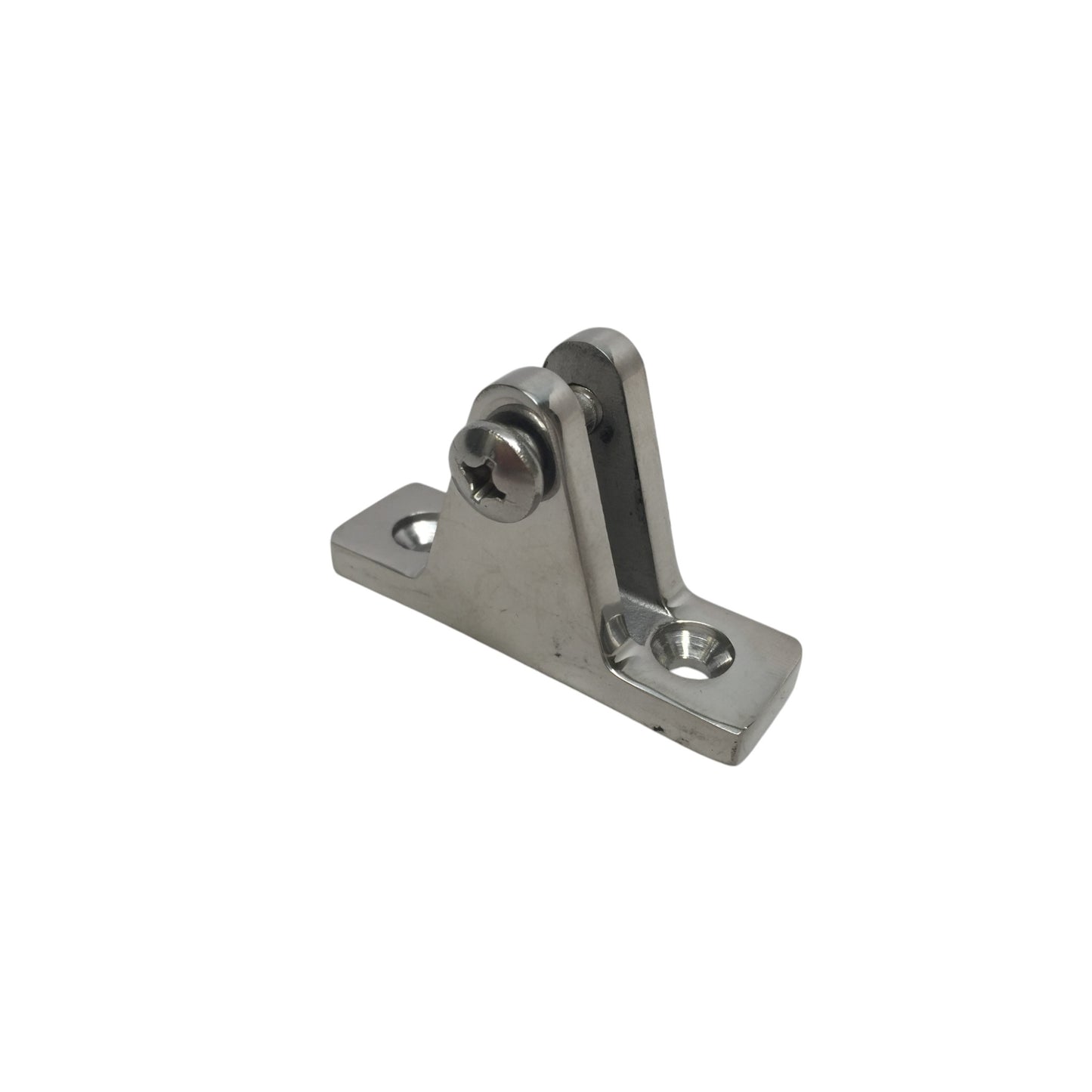 Pactrade Marine Boat Bimini Top Deck Fitting SS 316 90 DEG Deck Hinge 7/8X2 22.2X50.8MM